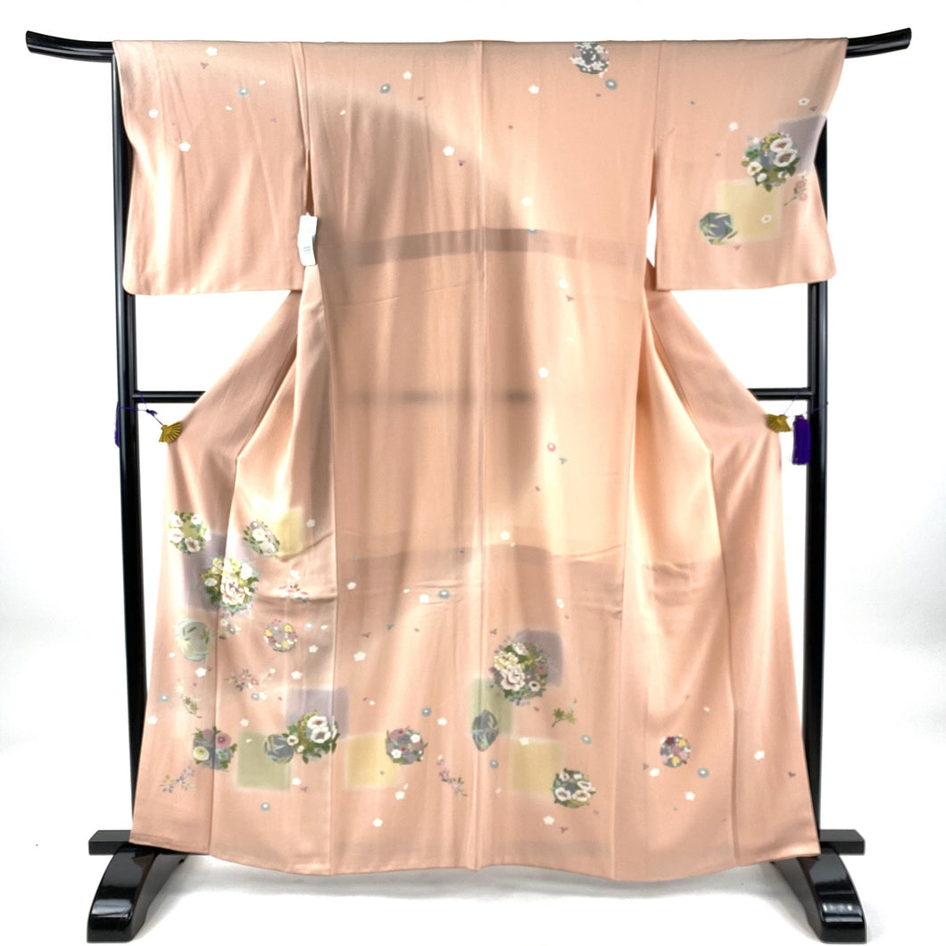 訪問着 身丈162cm 裄丈68.5cm